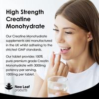  New Leaf Creatine Monohydrate Tablets